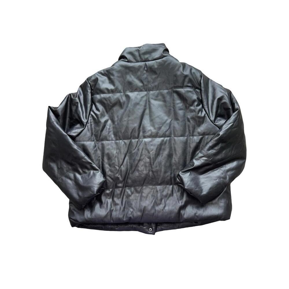 CI Sono Women’s  Black Jacket Size 2X New Faux Fur - Picture 5 of 6